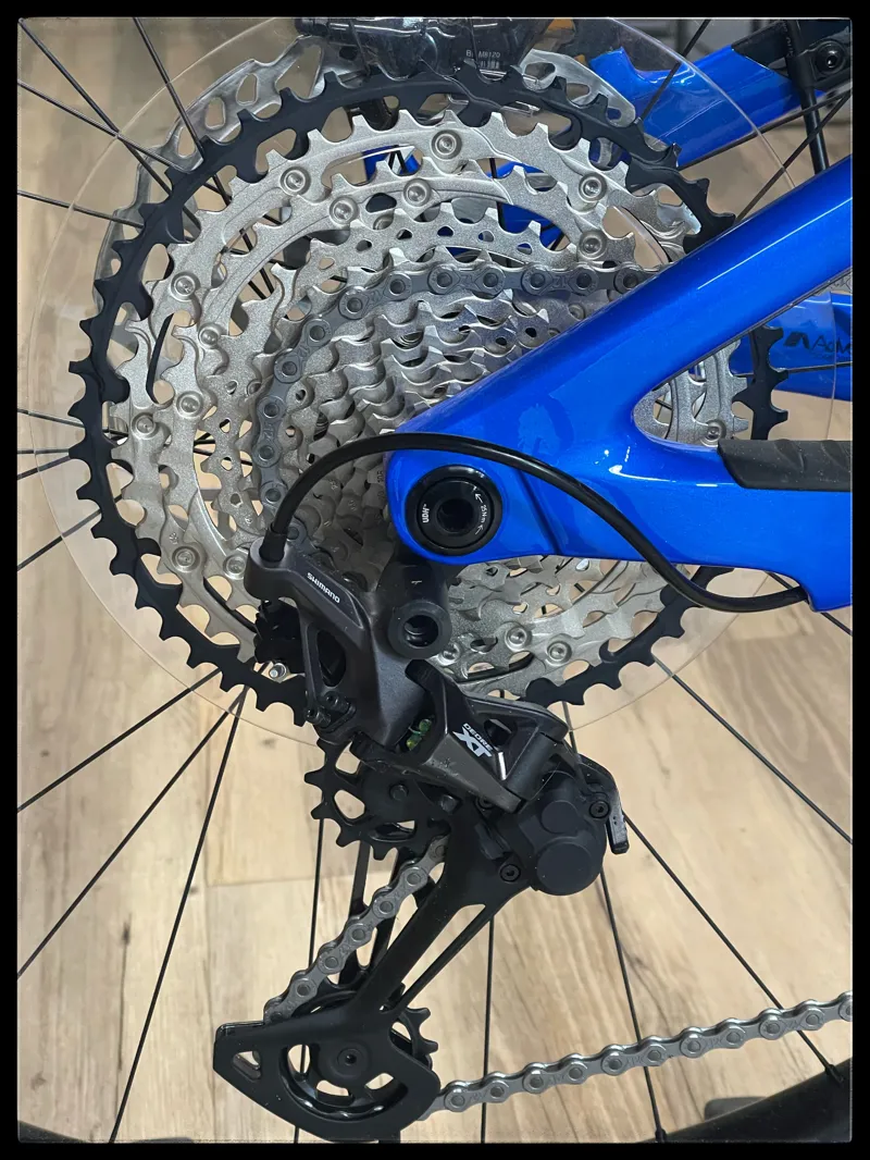 2022 Giant Trance X Advanced E+ 0 25km/h Men's MTB in Medium Metallic Navy-6